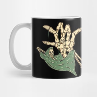 relaxing skull Mug